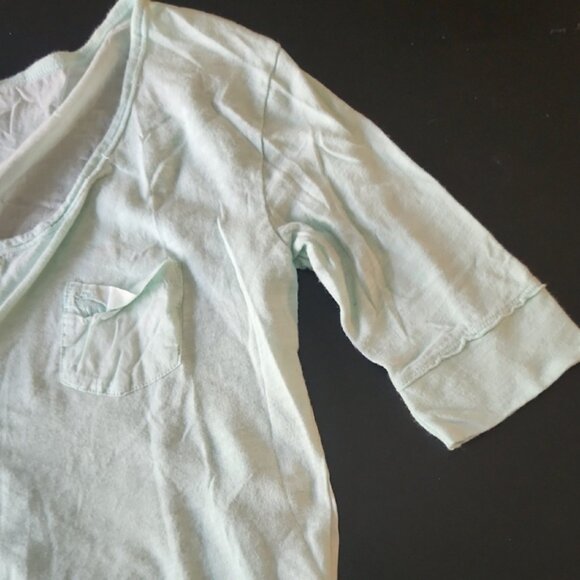 Abercrombie & Fitch Light Green Blouse - Picture 4 of 8